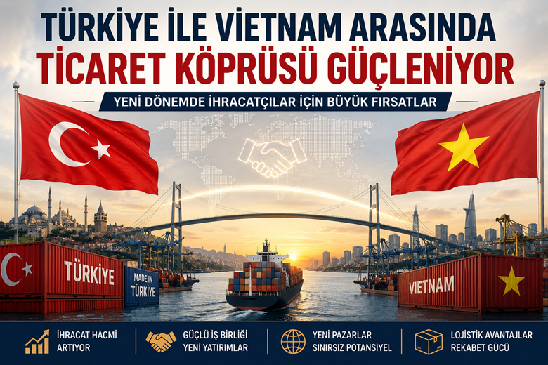 Türkiye ile Vietnam Arasında Ticaret Köprüsü Güçleniyor